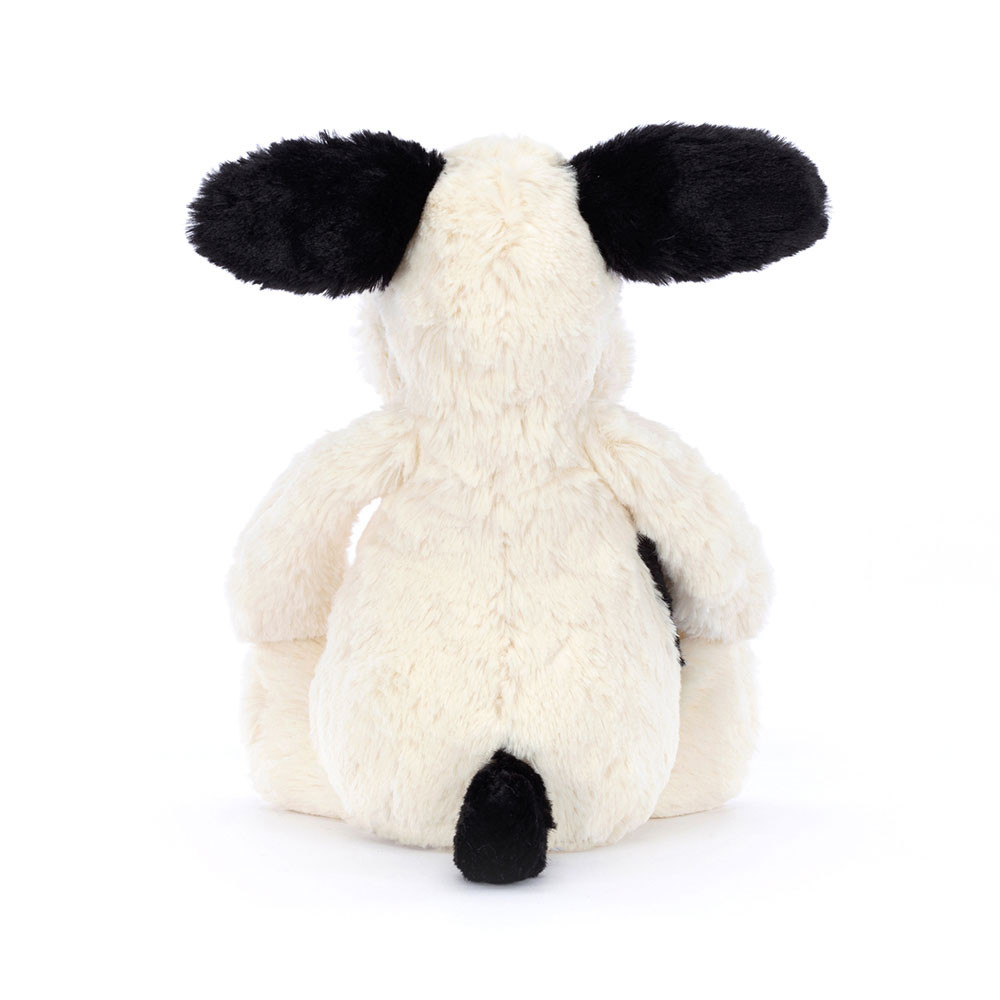 Peluche Chiot Bashful noir et crème – vue 3