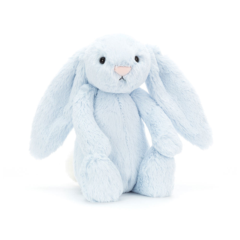 Peluche Lapin Bashful Bleu en bleu