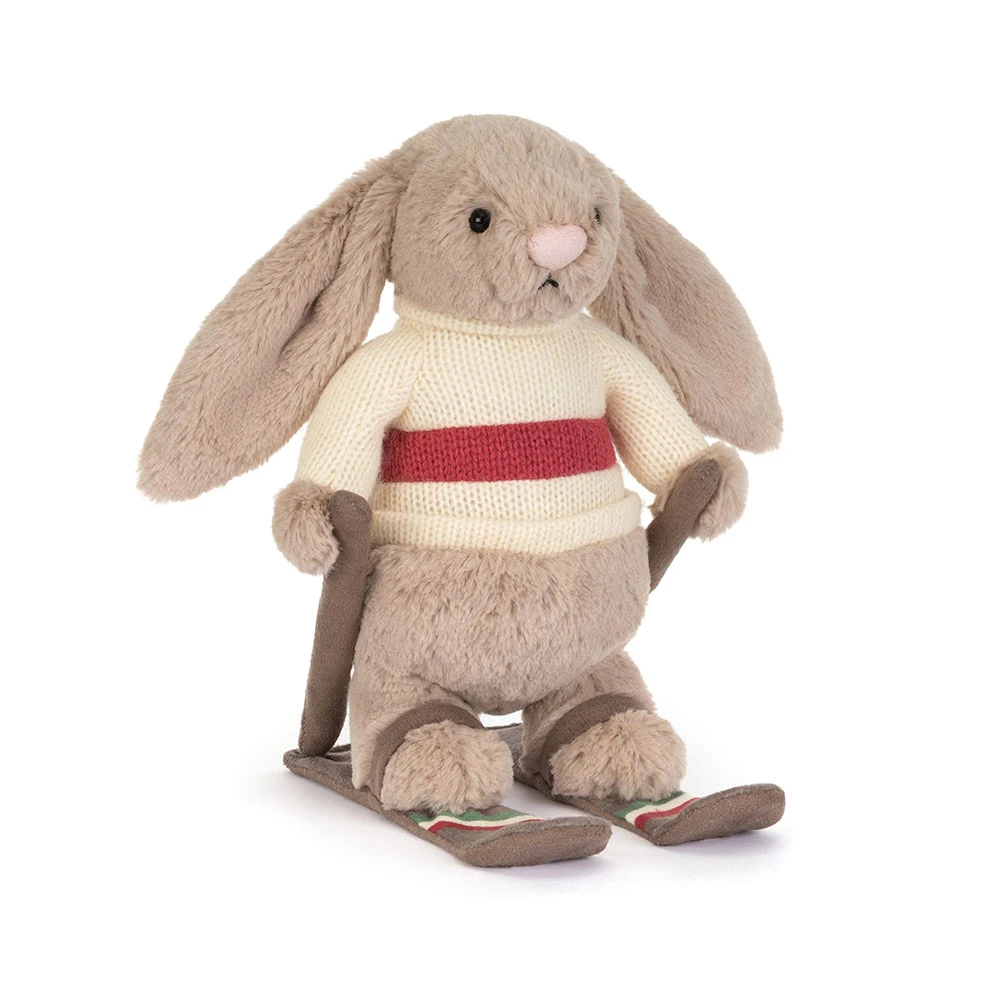 Peluche Lapin Bashful en tenue de ski médaille d'or – vue 2