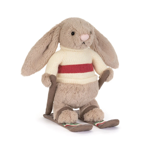 Peluche Lapin Bashful en tenue de ski médaille d'or – vue 2