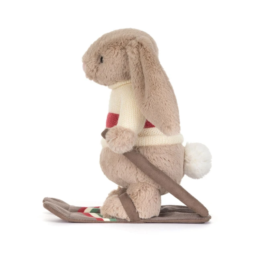 Peluche Lapin Bashful en tenue de ski médaille d'or – vue 3