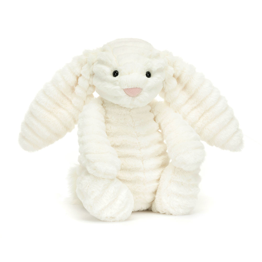 Peluche Lapin Bashful Luxe Nimbus blanche