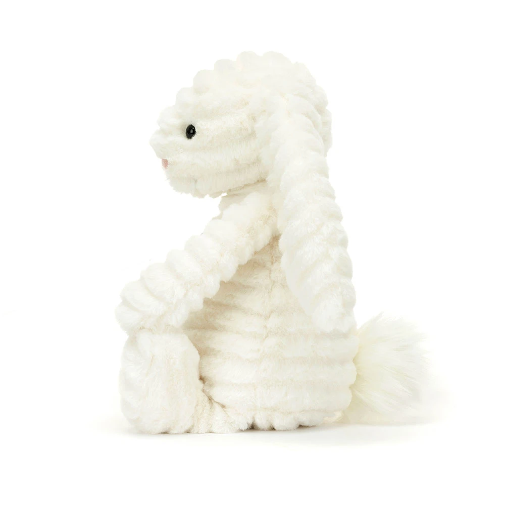 Peluche Lapin Bashful Luxe Nimbus blanche – vue 2