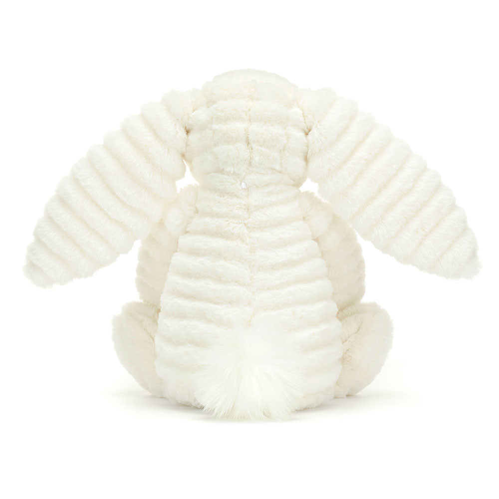 Peluche Lapin Bashful Luxe Nimbus blanche – vue 3