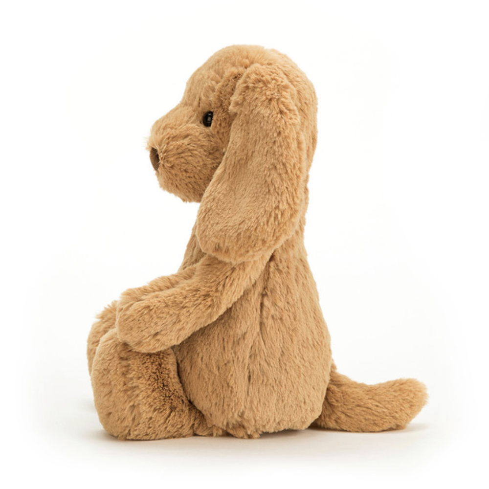 Peluche Chiot Bashful Toffee en marron – vue 2