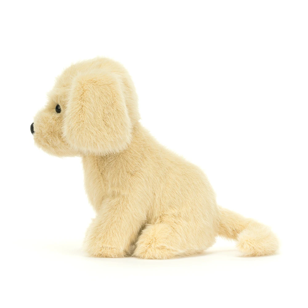 Peluche Chiot Golden en beige – vue 3