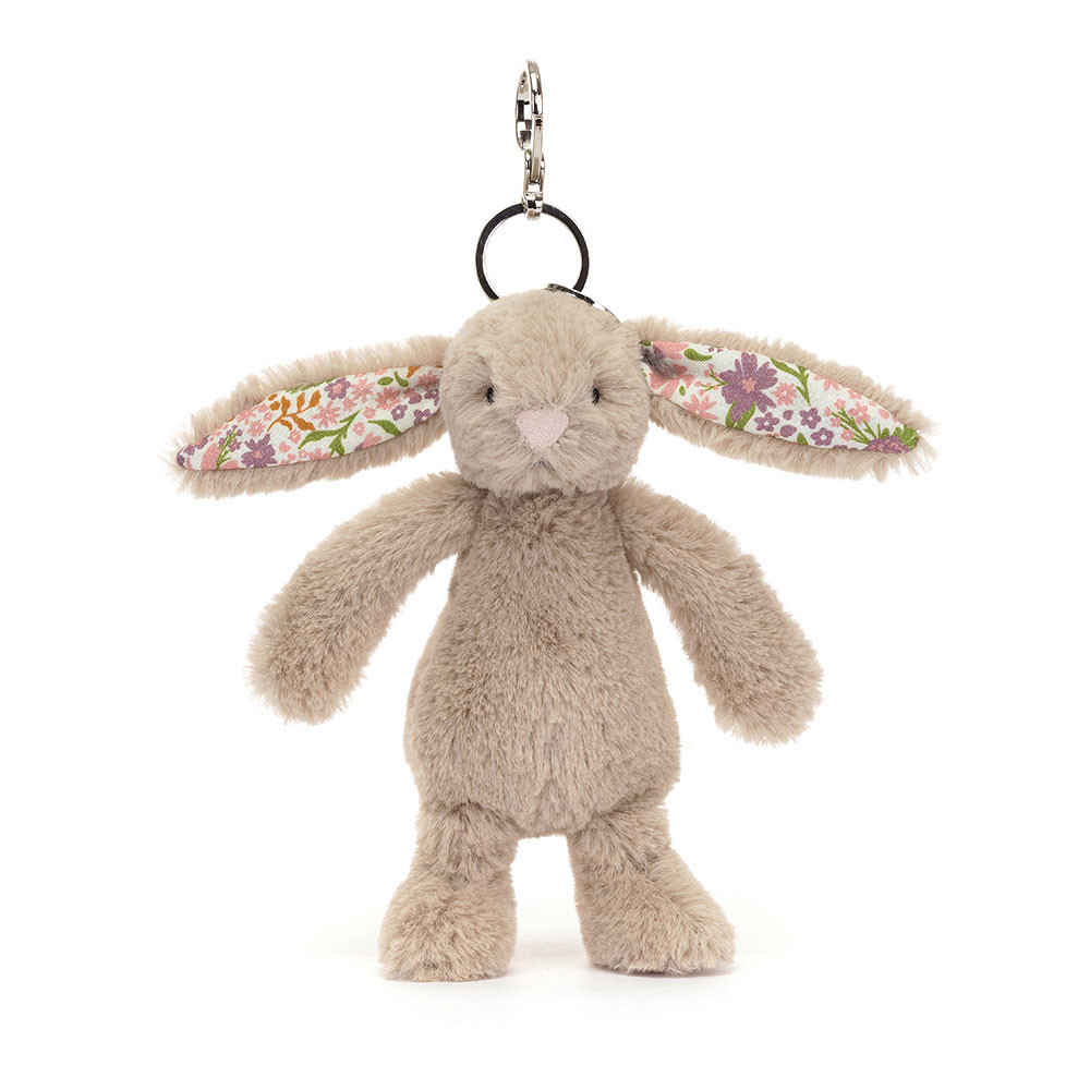 Porte-clé Lapin Blossom Beige ‘Petal’ kaki