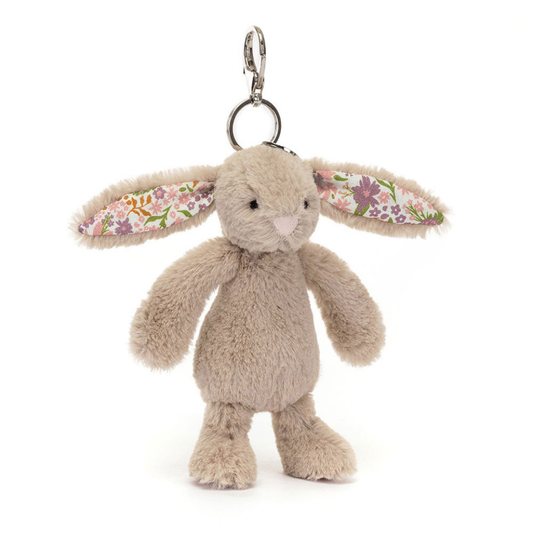 Porte-clé Lapin Blossom Beige ‘Petal’ kaki – vue 2