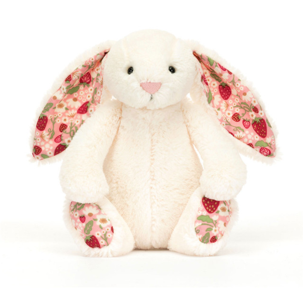 Peluche Lapin Blossom crème Berry en crème