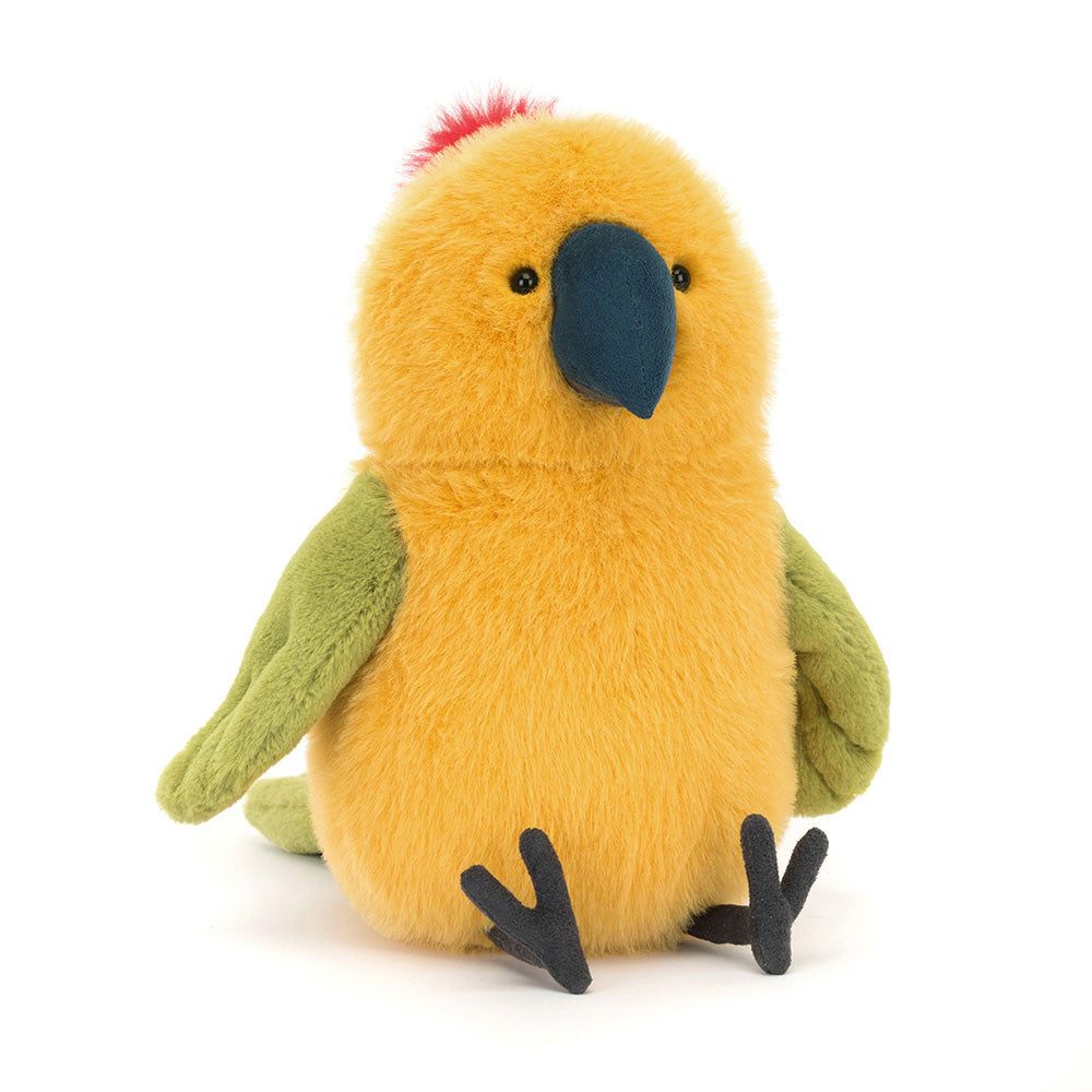 Peluche Perroquet Budgeby en jaune – vue 2