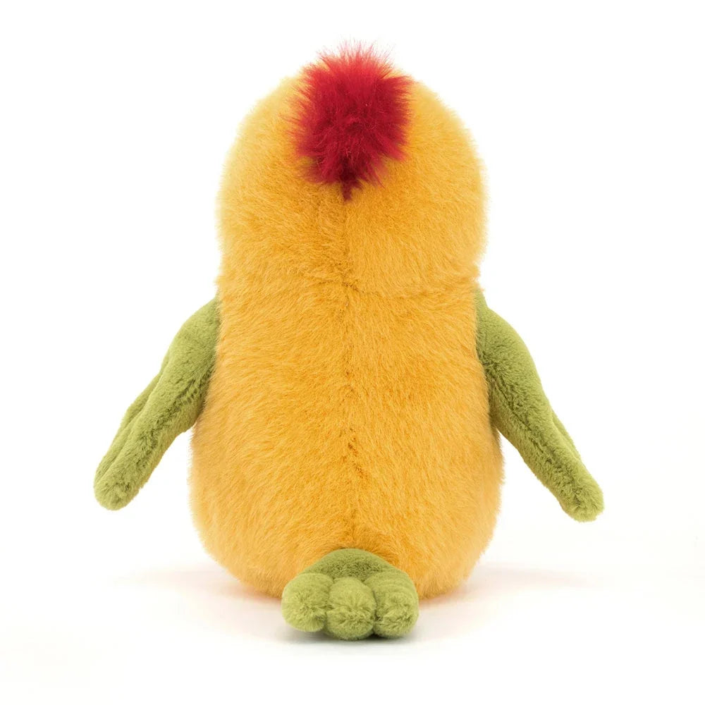 Peluche Perroquet Budgeby en jaune – vue 3
