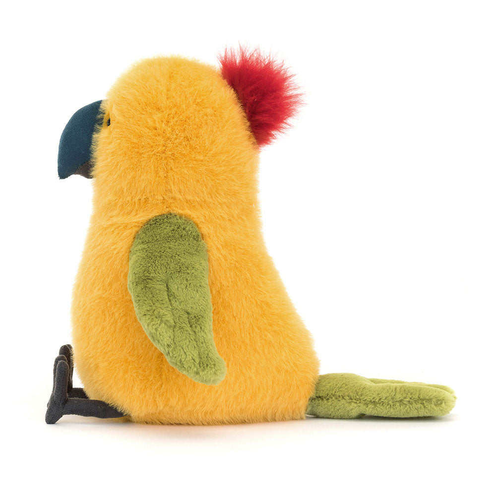 Peluche Perroquet Budgeby en jaune – vue 4