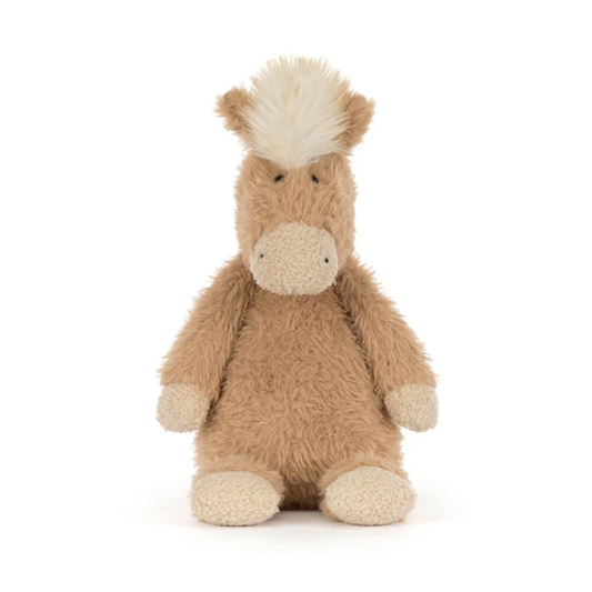 Peluche poney marron Canterneigh