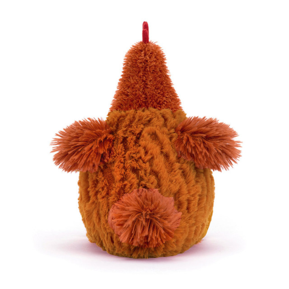 Peluche Poule Cecile marron – vue 3