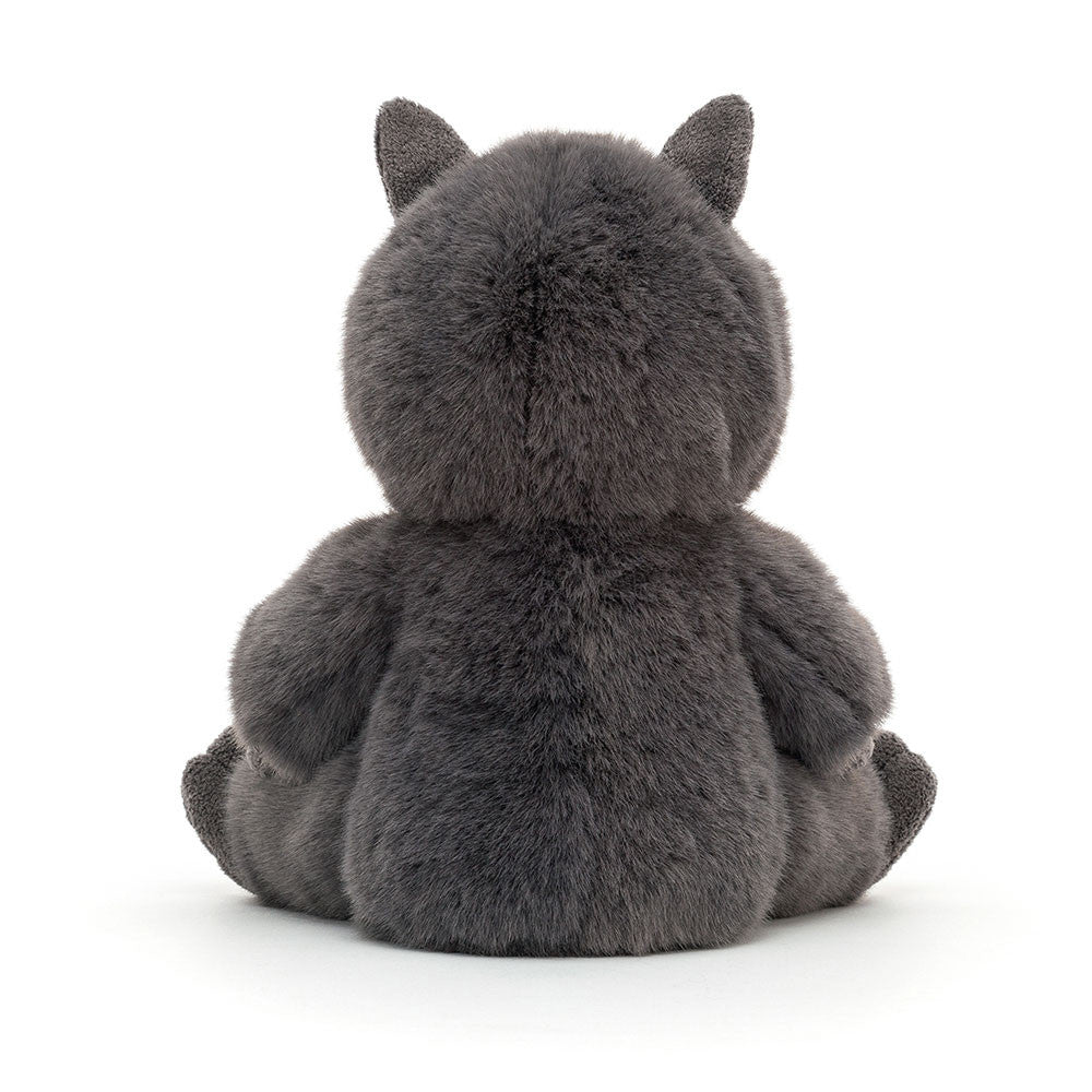 Peluche Loup Wilf en gris anthracite – vue 3