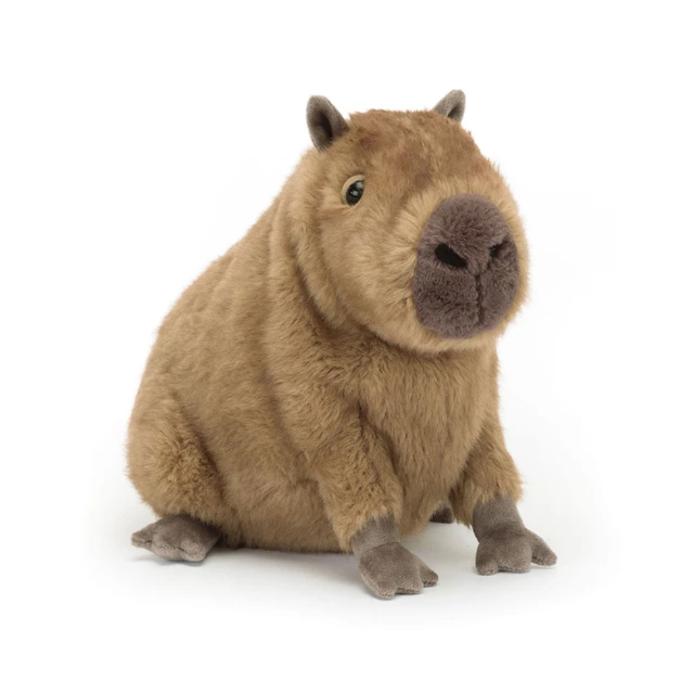 Peluche Capybara Clyde en marron