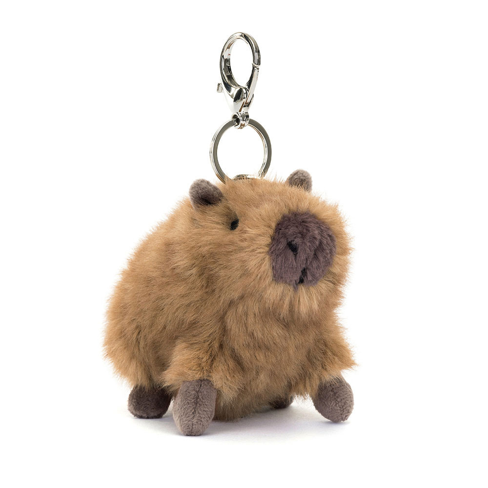 Porte-clé Capybara Clyde marron