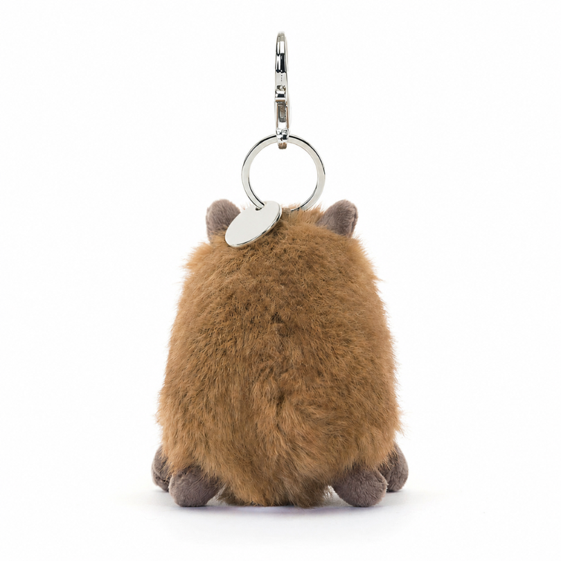 Porte-clé Capybara Clyde marron – vue 4