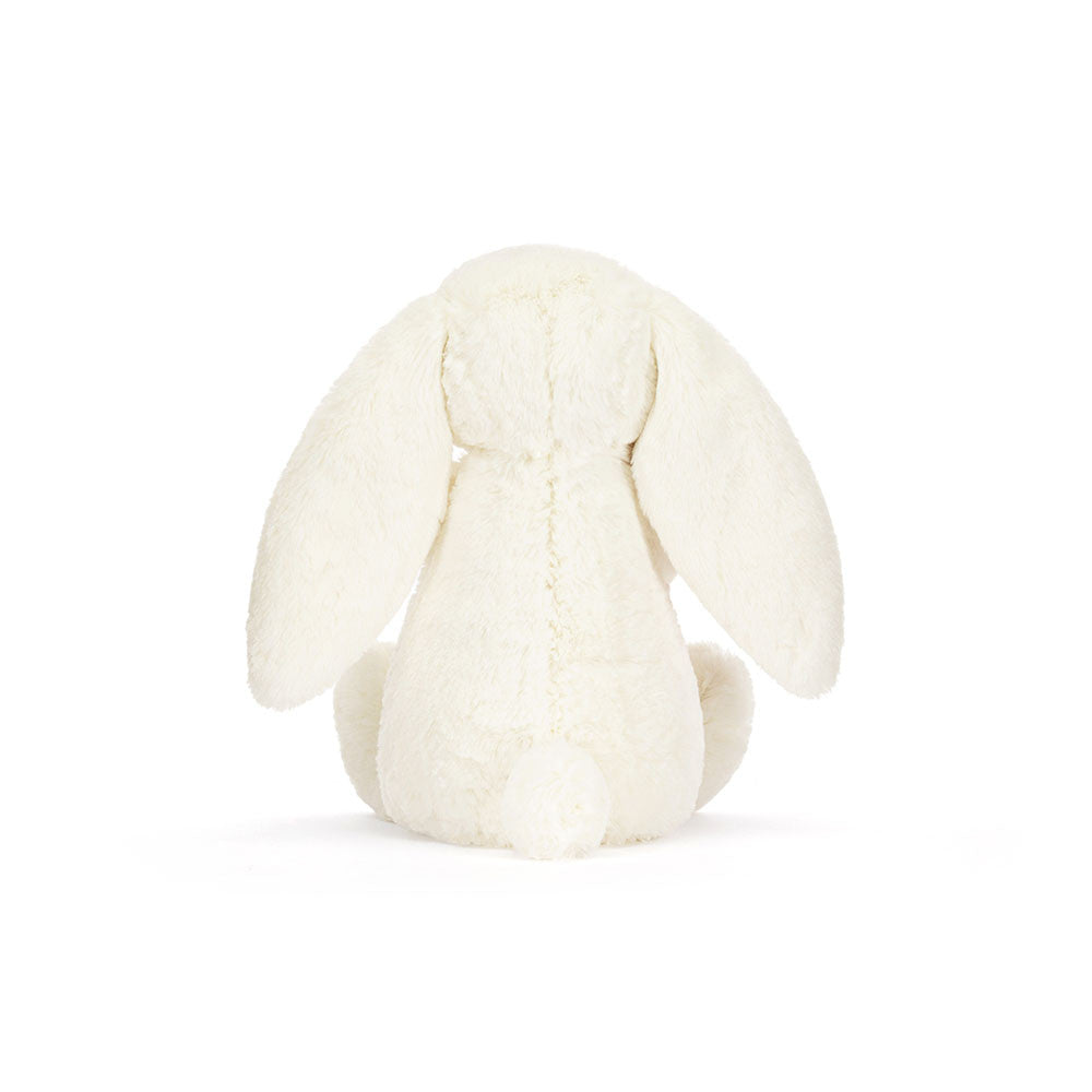 Peluche Lapin Crème à la Rose en crème – vue 4