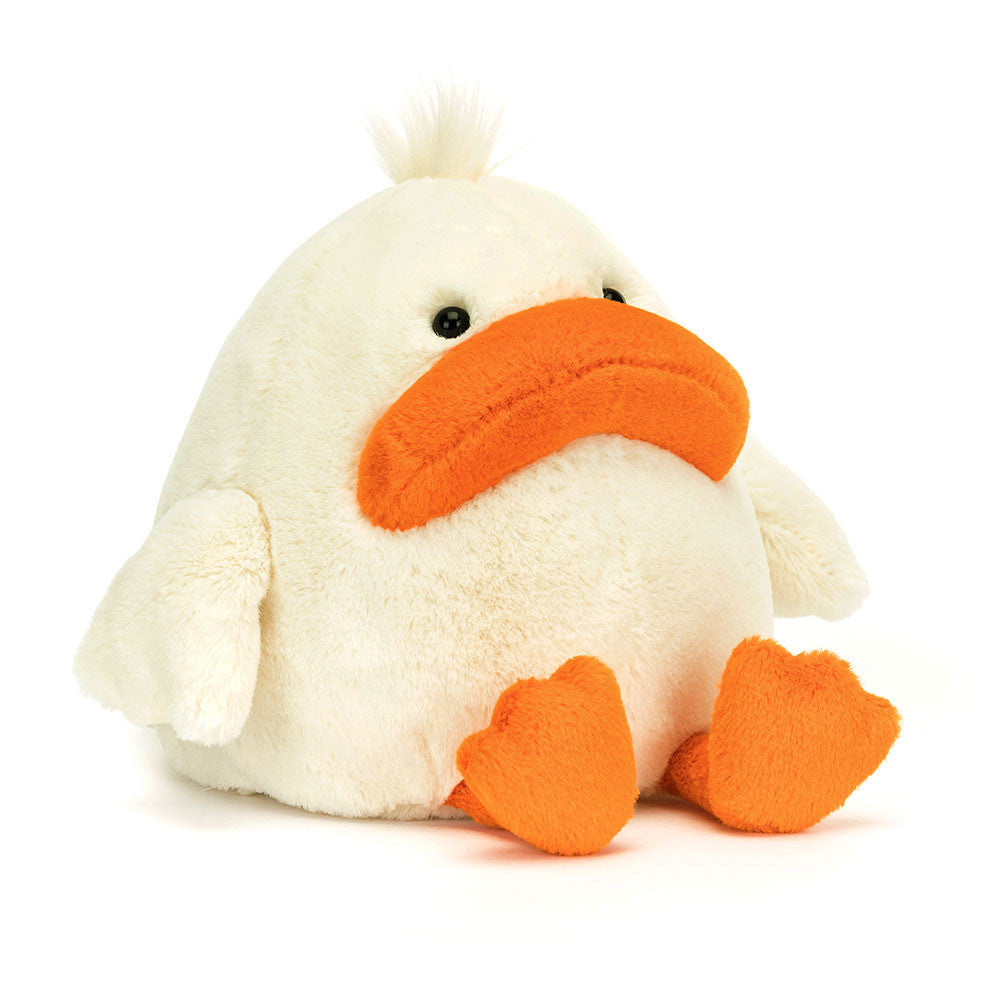 Peluche Canard Delia en blanc – vue 2