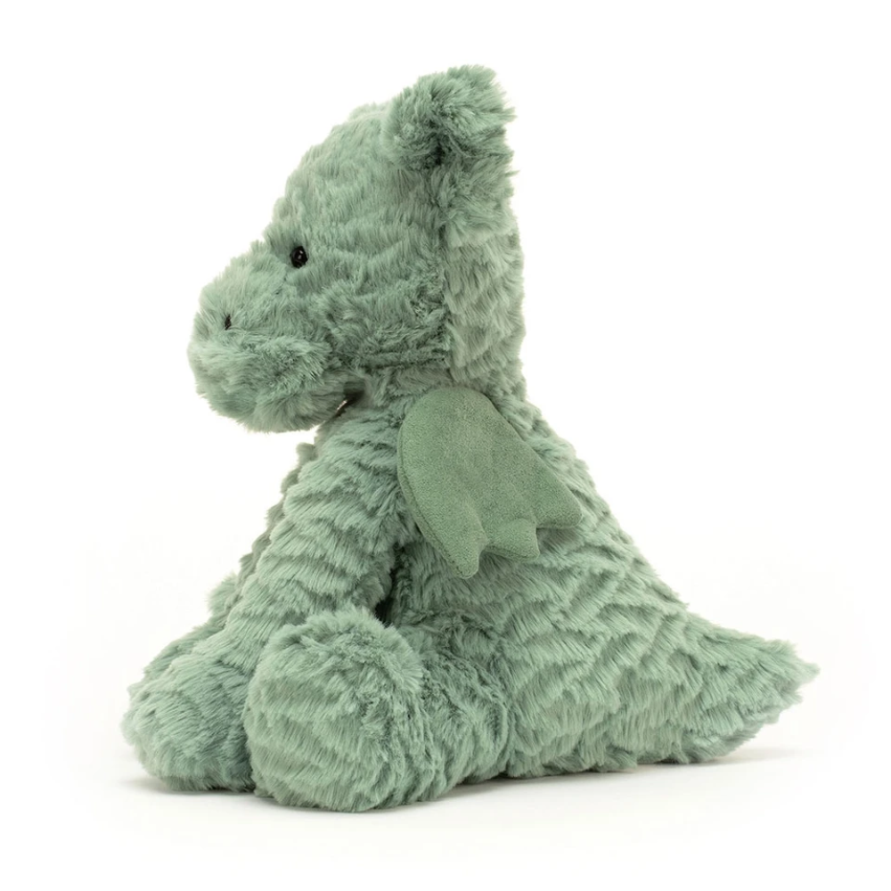 Peluche Dragon Fuddlewuddle en vert – vue 2