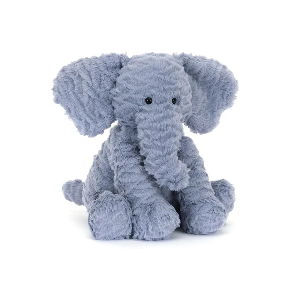 Peluche éléphant bleu poudré Fuddlewuddle