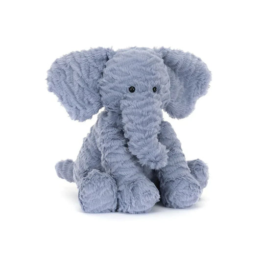 Peluche éléphant bleu poudré Fuddlewuddle