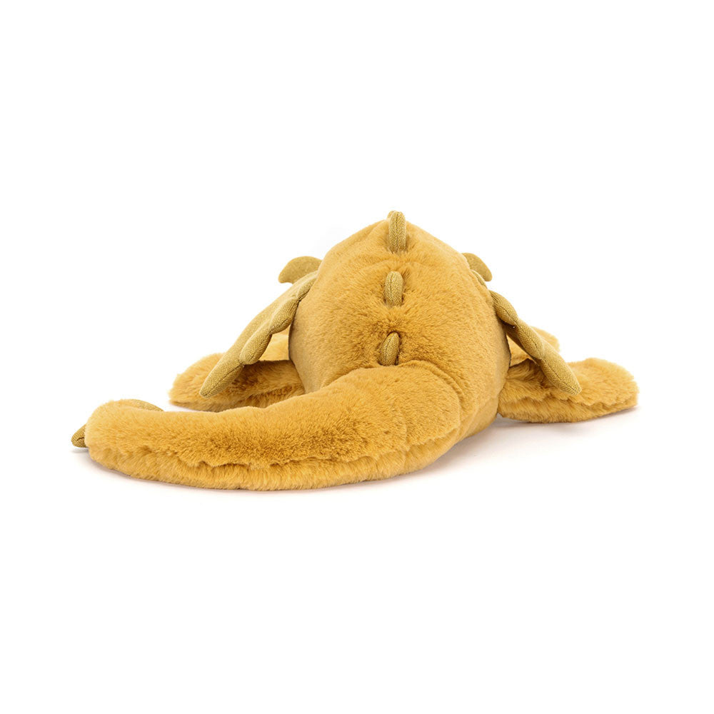 Peluche Dragon Doré en jaune – vue 3