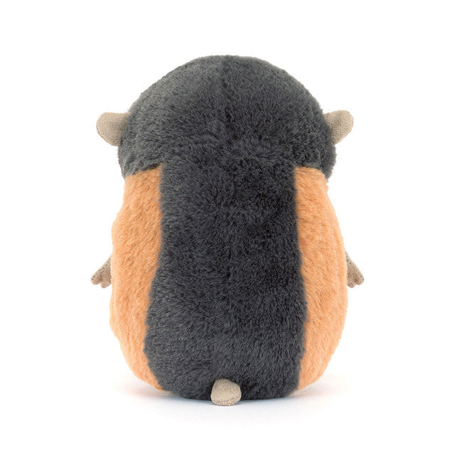 Peluche Lemming Lambeth en gris et orange – vue 3