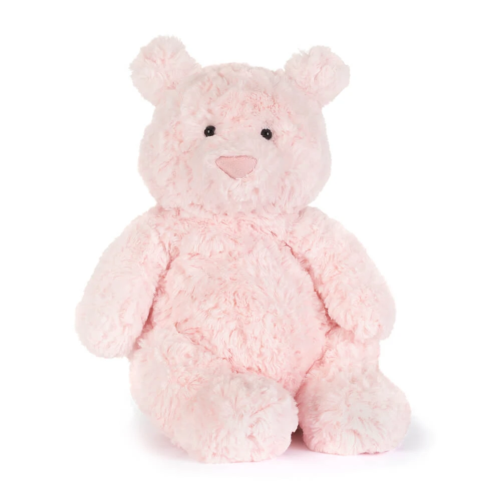Peluche ours rose Leola