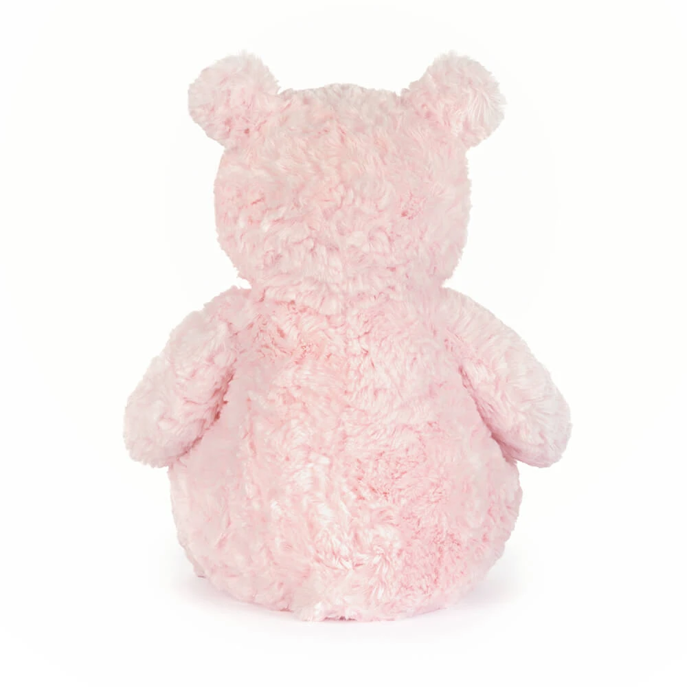 Peluche ours rose Leola – vue 3