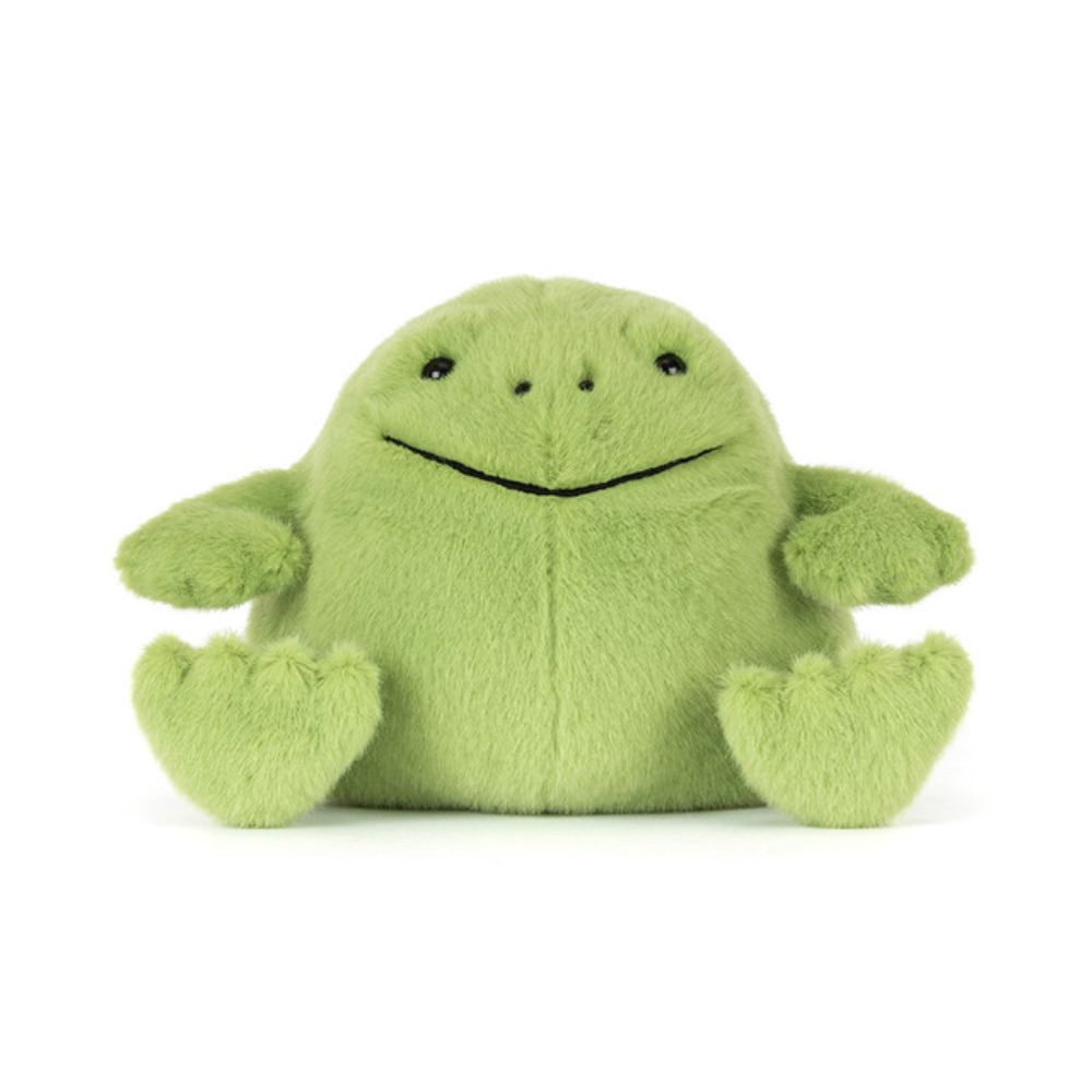 Peluche grenouille vert clair