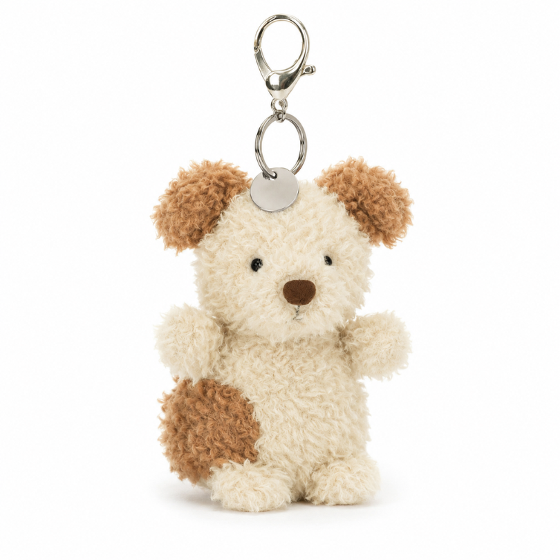 Porte-clé Petit Chiot beige