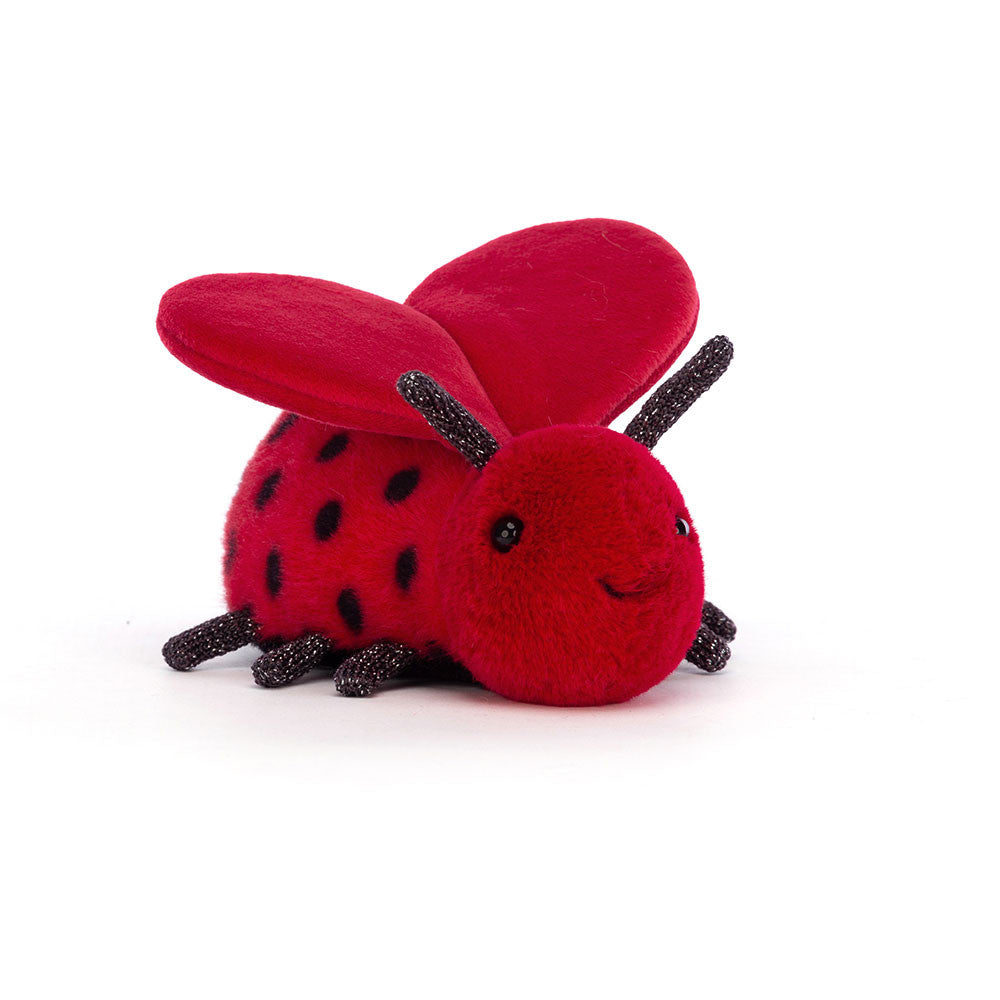 Peluche insecte rouge tachetée Loulou Love Bug