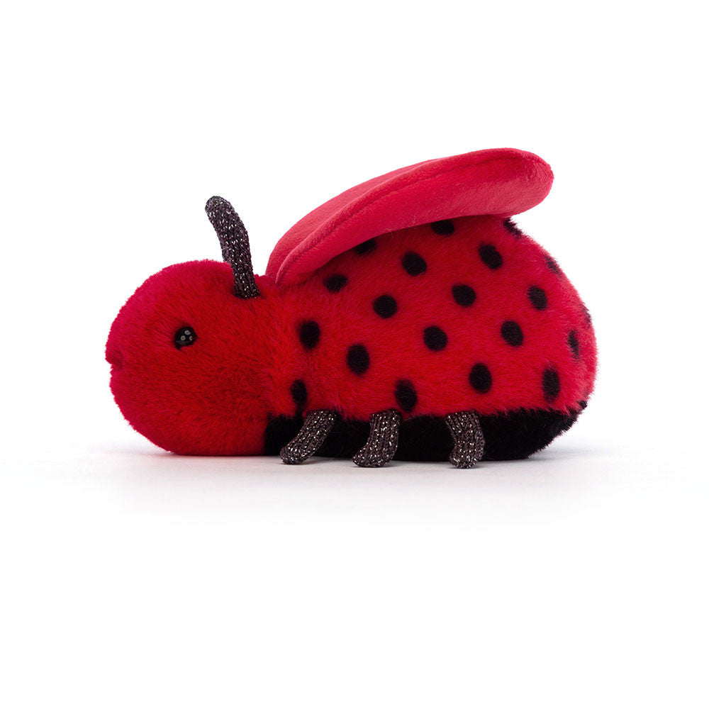 Peluche insecte rouge tachetée Loulou Love Bug – vue 2