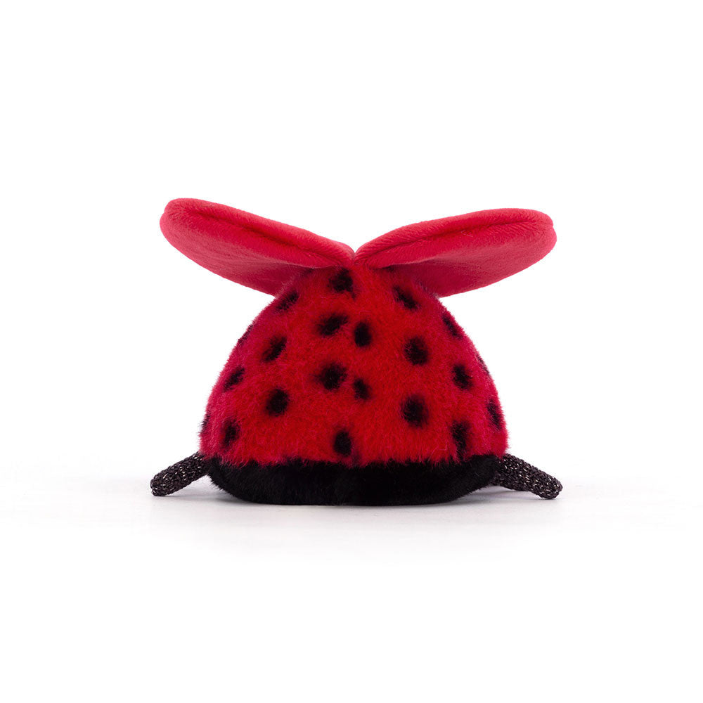 Peluche insecte rouge tachetée Loulou Love Bug – vue 3