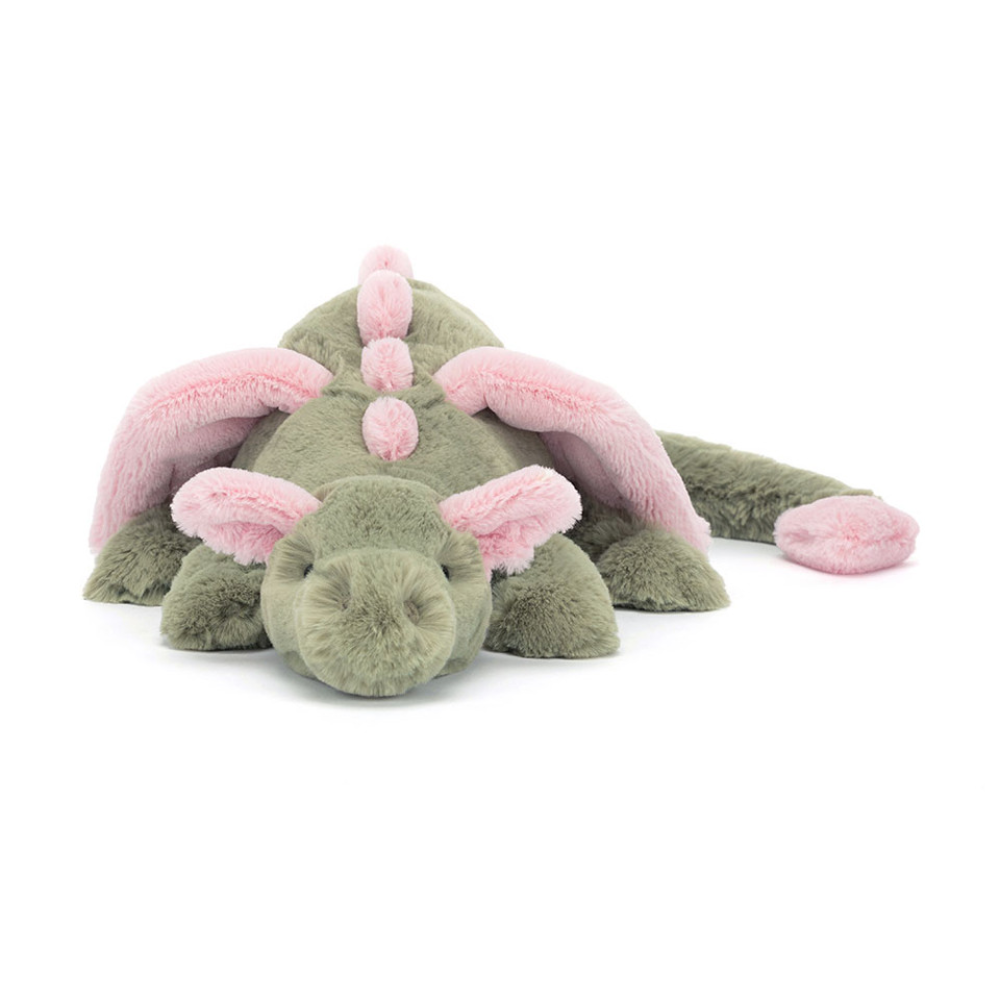 Peluche Dragon Malachy en vert