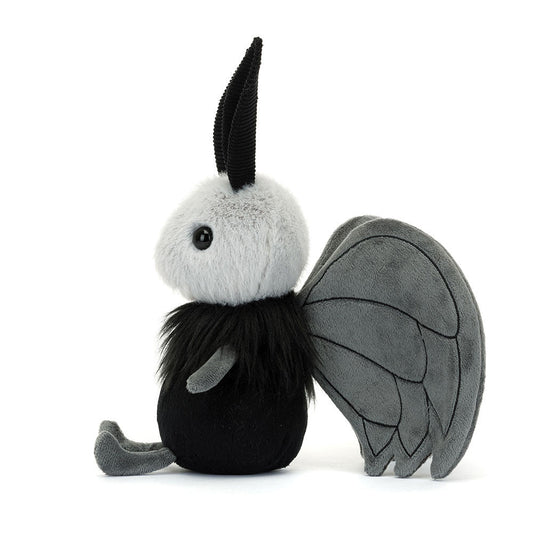 Peluche Miff Mothman en gris et noir – vue 2