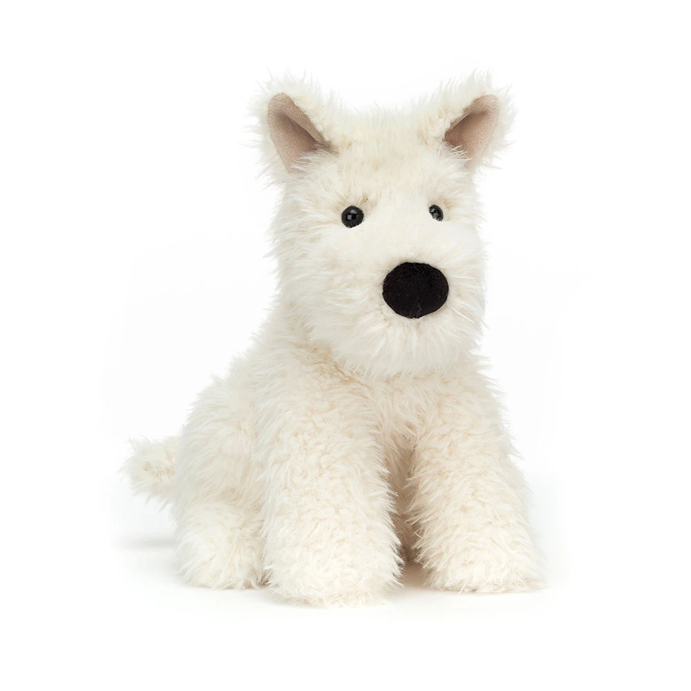 Peluche blanche Scottish-terrier Munro