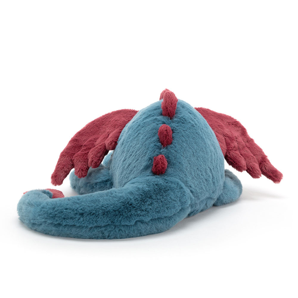 Peluche Dragon Dexter en bleu marine – vue 3