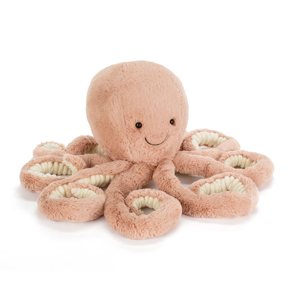 Peluche poulpe rose gold Odell
