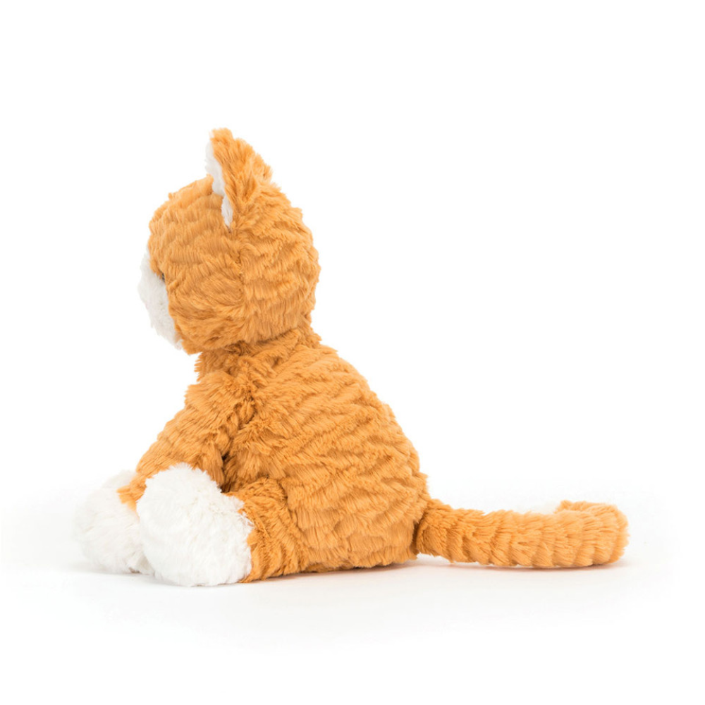 Peluche Chat roux Fuddlewuddle en orange – vue 2