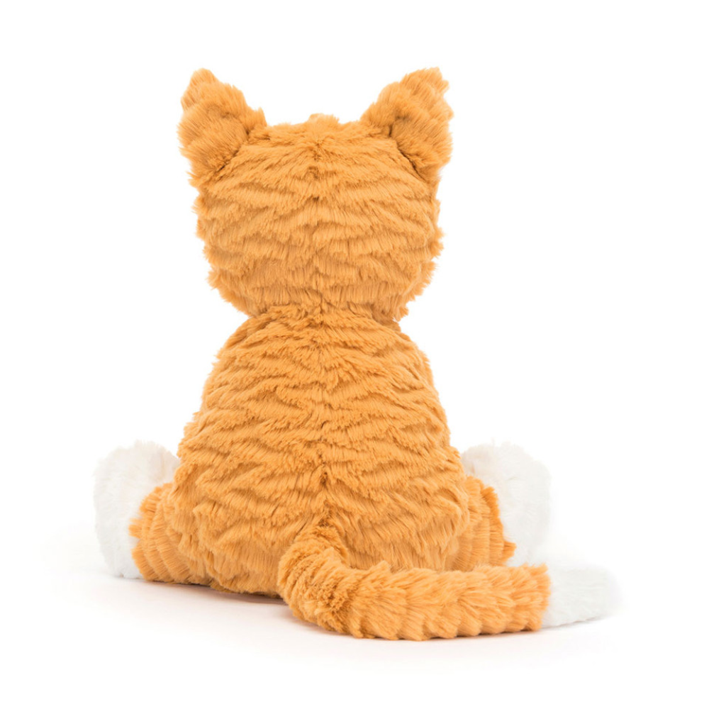 Peluche Chat roux Fuddlewuddle en orange – vue 3