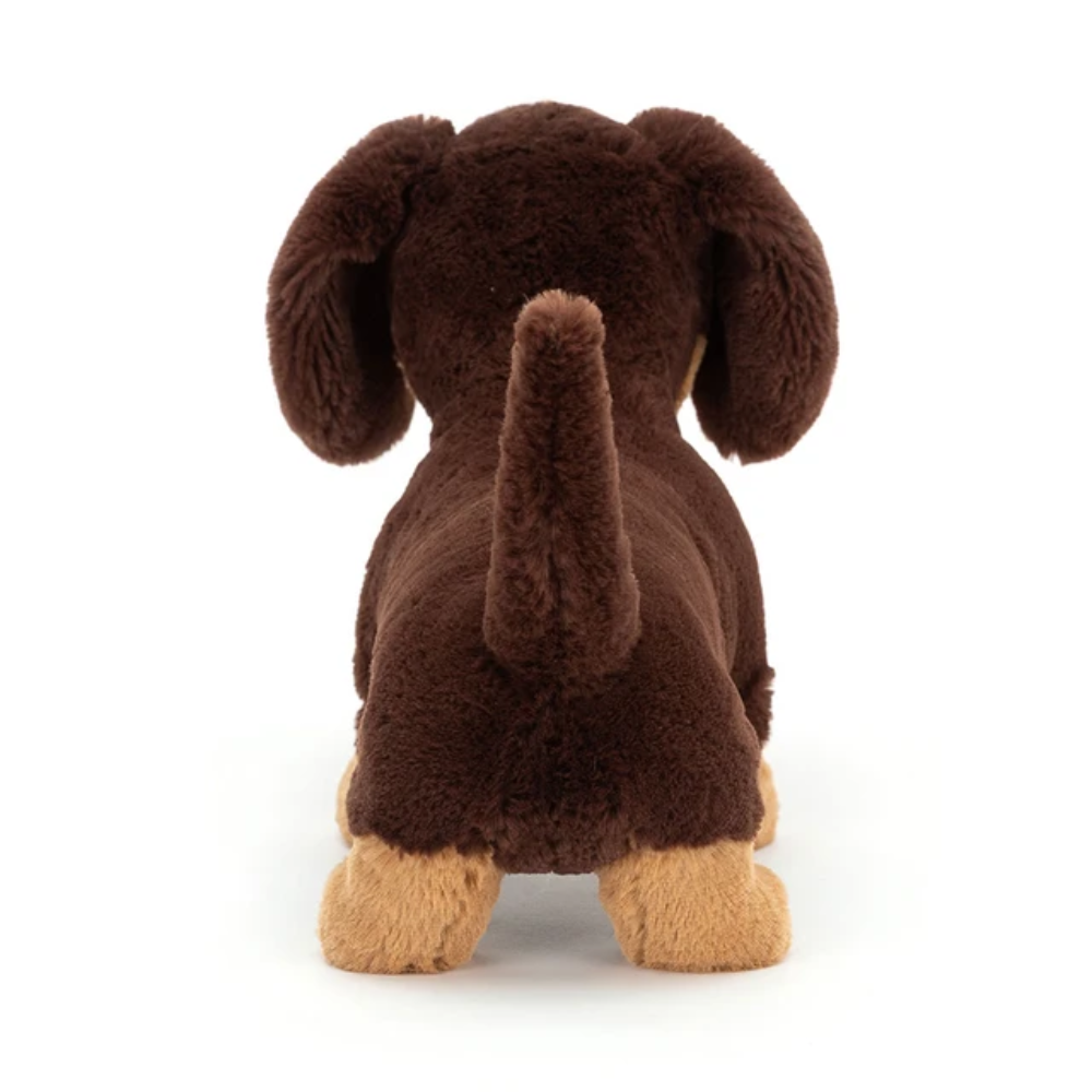Peluche teckel marron Otto – vue 2