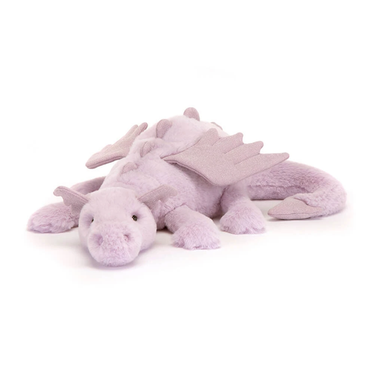 Peluche Dragon Lavande en violet