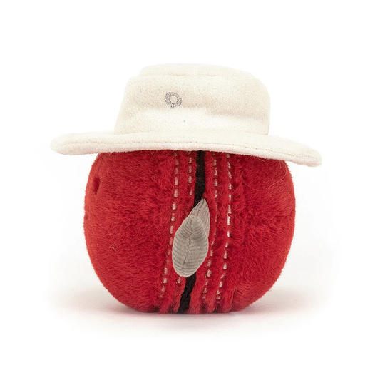 Peluche Amuseable Sports Balle de cricket rouge – vue 2