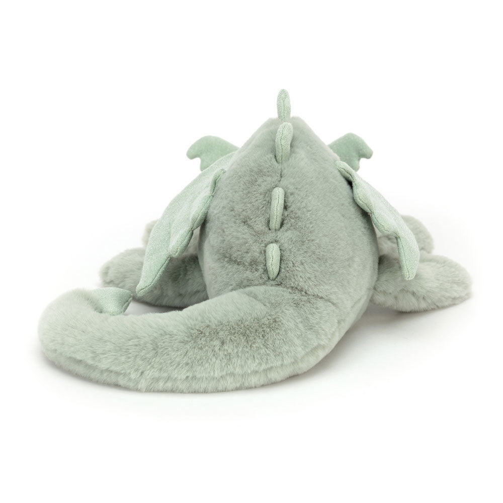 Peluche Dragon Sage en vert sauge – vue 3
