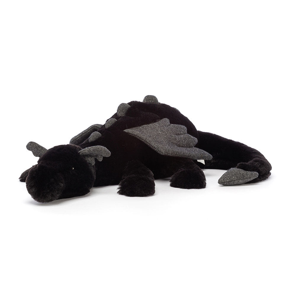 Peluche Dragon Onyx en noir