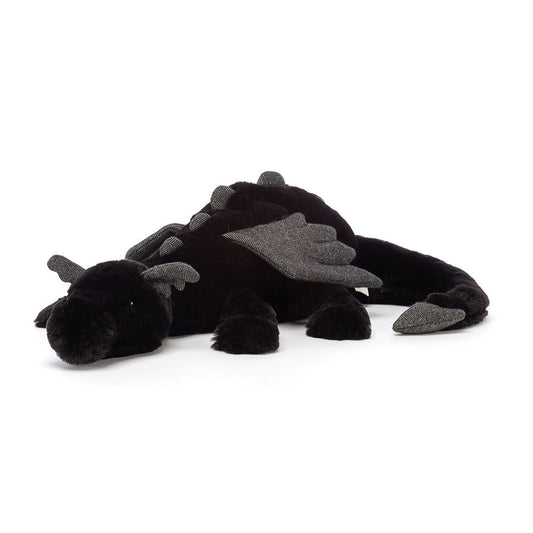 Peluche Dragon Onyx en noir