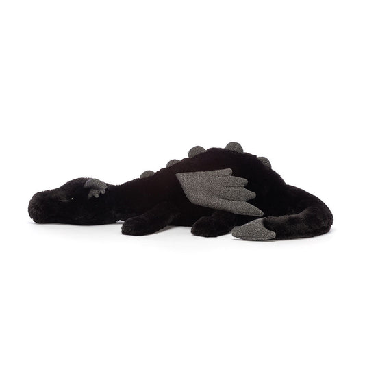 Peluche Dragon Onyx en noir – vue 2
